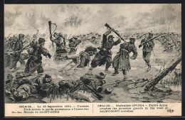 AK Saint-Gond, L`armée Foch Ecrase La Garde Prussienne A L`ouest Des Marais, 1914  - War 1914-18