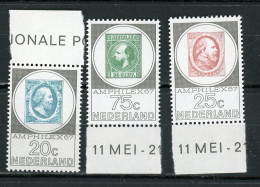 PAYS-BAS :  AMPHILEX - N° Yvert 852+853+854** - Unused Stamps