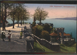 10891108 Rapperswil SG Rapperswil Schloss Terasse Kinder * Rapperswil SG - Other & Unclassified