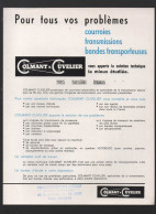 (documentation Technique ) COLMAN-CUVELIER  Transmissions   (CAT7238 / F¨) - Publicités