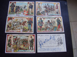 Original Old Cards Chromos Liebig S 641 Régiments Célèbres Complet - Liebig