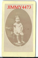 CARTE CDV - Phot. Devos à Marseille - Portrait D'une Jolie Petite Fille, à Identifier - Tirage Aluminé 19 ème - Alte (vor 1900)