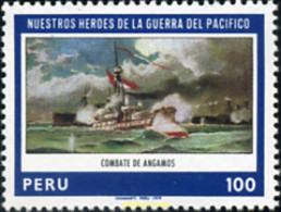 351257 MNH PERU 1979 NUESTROS HEROES DE LA GUERRA DEL PACIFICO - Perù