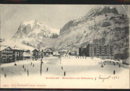 10891015 Grindelwald Grindelwald Wetterhorn Mettenberg * Grindelwald - Autres & Non Classés