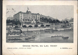 10891008 Vevey VD Vevey Grand Hotel Schiff X Vevey VD - Autres & Non Classés