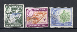 RHODESIA-NYASALAND Yt. 25/26° Gestempeld 1959-1962 - Rhodesië & Nyasaland (1954-1963)