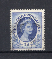 RHODESIA-NYASALAND Yt. 2° Gestempeld 1954 - Rhodésie & Nyasaland (1954-1963)