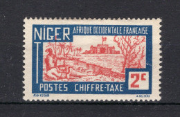 NIGER Yt. T9 (*) Zonder Gom Portzegel 1927 - Unused Stamps