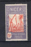 NIGER Yt. 34A MH 1926-1938 - Unused Stamps