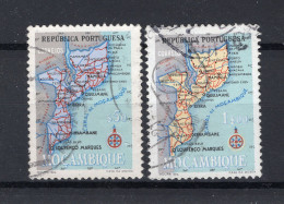 MOCAMBIQUE Yt. 444/445° Gestempeld 1954 - Mozambico