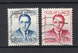 MAROKKO Yt. 443/444° Gestempeld 1962-1965 - Morocco (1956-...)