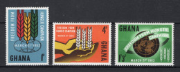 GHANA Yt. 124/126 MNH 1963 - Ghana (1957-...)