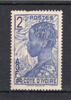 COTE D'IVOIRE Yt. 110 MH 1936-1938 - Unused Stamps