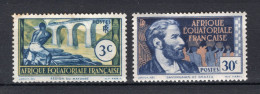 AFRIQUE EQUATORIALE Yt. 77/78 MH 1939-1940 - Unused Stamps