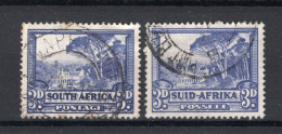 ZUID AFRIKA Yt. 113A/114A° Gestempeld 1939-1940 - Usados