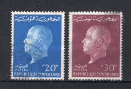 TUNESIE REP. Yt. 569/570° Gestempeld 1962 - Tunisie (1956-...)