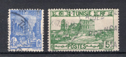 TUNESIE FR. Yt. 287A/288° Gestempeld 1945-1949 - Usados