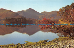 R069374 The English Lakes. Morning Reflections. Derwentwater. Keswick. Sanderson - Monde