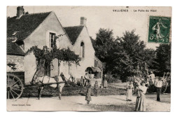 89 VALLIERES - Thorigny Sur Oreuse - Le Puits Du Haut - Cliché Ismaël 1914 - Chevaux Attelés Charettes - Env Sens - Other & Unclassified
