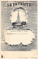 Belgique - LAEKEN Laken - Journal Le Patriote - Monument Léopold I - Laeken