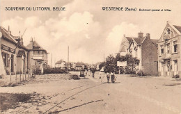 België - WESTENDE (W. Vl.) Het Postkantoor En Villa's - Westende
