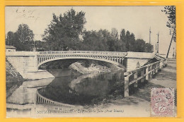 CPA NEUILLY Sur SEINE - Le Pont De La Jatte - 1905 ( Tampon MAZE ) - Neuilly Sur Seine