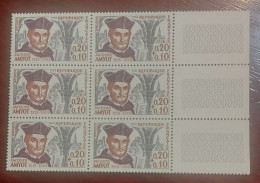 France  Neufs N** Bloc De  6 Timbres YT N° 1370 Jacques Amyot - Nuovi