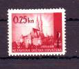 Croatia NDH 1942 Y Overprint On Landmasrk Stamp Zagreb Mi No 82 MNH - Kroatien