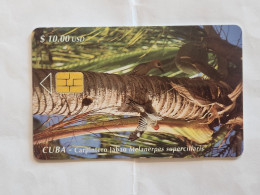 CUBA-(CU-ETE-0055)-Entrada De La Bahía-(87)-($10.00)-(0002380128)-used Card+1card Prepiad Free - Cuba