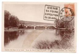 89 VILLEPERROT Aqueduc Des Eaux De La Vanne - Route De SENS à PONT Sur YONNE Traversée De L'Yonne Cachet Foire Expo Sens - Autres & Non Classés