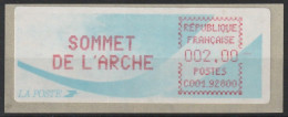 Sommet De L'Arche - ATM Type Comète - 1988 « Comète »