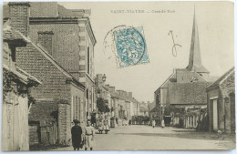 C. P. A. : 41 : SAINT VIATRE : Grande Rue , Animé, Timbre En 1904 - Other & Unclassified