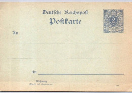 Allemagne - Postkarte Deutches Reich 2 Pfennig - Neu - Andere & Zonder Classificatie