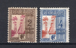 GUADELOUPE Yt. T25/26 MH 1928 - Nuovi
