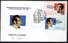 ECUADOR Mi. 2287/2288 FDC 1995 -330 - Ecuador