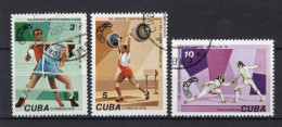 CUBA Yt. 2063/2065° Gestempeld 1978 - Oblitérés