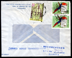 COLOMBIA Yt. PA583-589 Brief Air Mail - Colombia
