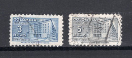 COLOMBIA Yt. 440/441° Gestempeld 1949-1950 - Colombie