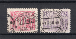 COLOMBIA Yt. 321/322° Gestempeld 1939 - Colombie