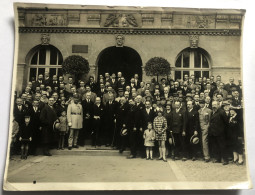 Photographie Ancienne Personnalités Hôtel De Ville NANTES - Préfet Mathivet - Général - Photographe L. Martin - Lugares