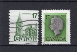 CANADA Yt. 694/695° Gestempeld 1979 - Usados