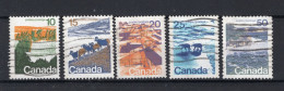 CANADA Yt. 471a/475a° Gestempeld 1972-1976 - Oblitérés