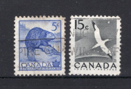 CANADA Yt. 274/275° Gestempeld 1953 - Usados