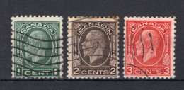 CANADA Yt. 161/163° Gestempeld 1932-1933 - Used Stamps