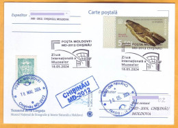 2024 Moldova  Special Postmark „International Museums Day” - Moldavië