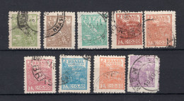 BRAZILIE Yt. 463A/465D° Gestempeld 1947-1955 - Used Stamps