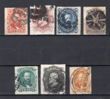 BRAZILIE Yt. 30/36° Gestempeld 1876-1877 - Used Stamps