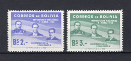 BOLIVIA Yt. 345/346 MH 1953 - Bolivien
