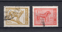 ARGENTINIE Yt. 603A/604° Gestempeld 1959-1962 - Used Stamps