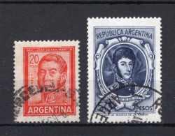 ARGENTINIE Yt. 781/782° Gestempeld 1966-1967 - Usados